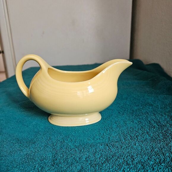 Fiestaware open gravy boat, Sunflower Vintage - Picture 1 of 7